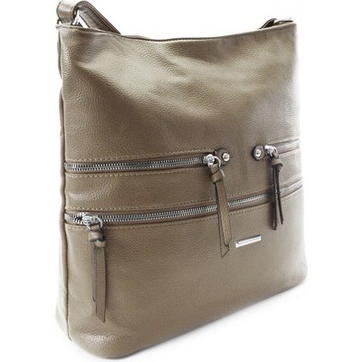 Svetlo hnedá dámska zipsová kabelka Martti