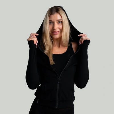 Strix dámska mikina so zipsom Merino I Black