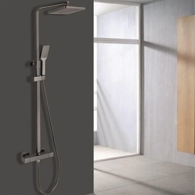 Inter Ceramic Душ с термостат, пита, слушалка и шлаух ICT 6222GG, Inter Ceramic (6222GG)