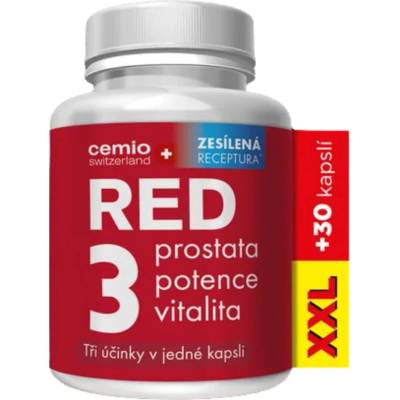 Cemio RED3 XXL 90 + 30 kapsúl