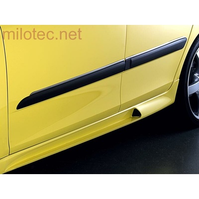 Boční ozdobné lišty dveří, Škoda Fabia II. Lim./Combi 2007-2010 Leštěný nerez