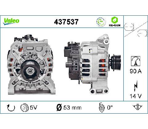 Alternátor VALEO 437537