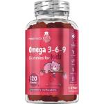 WeightWorld Имунитет и мозъчна функция Омега 3-6-9 за деца 120 желирани таблетки, с вкус на ягода и малина (127575 ww)