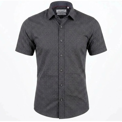 Ego Man pánská košile slim fit S0332-005 černá