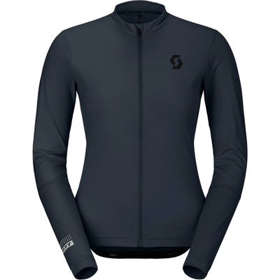 Scott Дамска фланелка с дълъг ръкав за колоездене Scott Women's Jersey Endurance L/S Cycling jersey - Dark Blue (156-2861-0114)