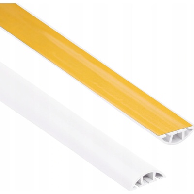 Quest PVC maska - samolepicí PVC kabelová lišta - 200 cm, bílá, 40 mm