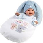 Llorens 63805 NEW BORN - реалистична бебешка кукла с звуци и меко текстилно тяло (4-63805)