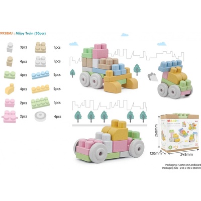 RAMIZ BIO Stavebnice pro nejmenší 30 ks