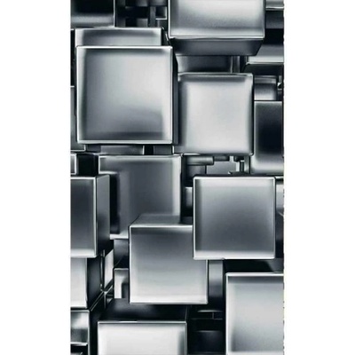 DIMEX ART Флизелинов фототапет 3d метални кубчета 150 x 250 см
