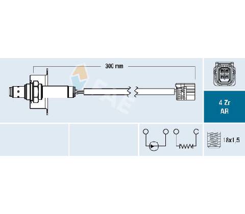 Lambda sonda FAE 75622