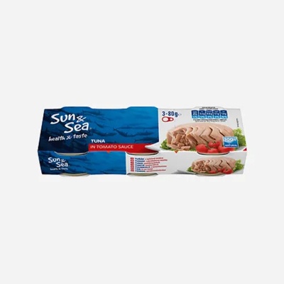 Sun & Sea Tuniak v paradajkovej omáčke 3x80g