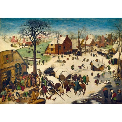 Bluebird Puzzle - Puzzle Pieter Bruegel the Elder - The Census at Bethlehem - 1 000 piese