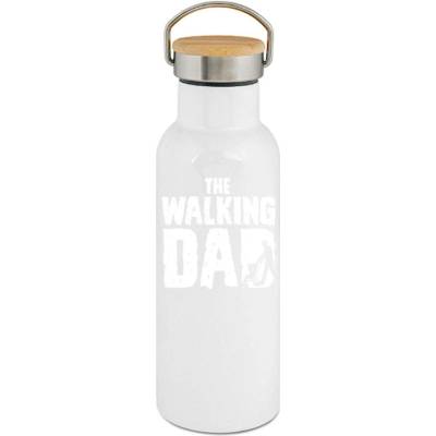 123TRIKO Walking DAD, bílý potisk, v1 500 ml narozeniny