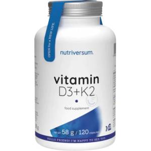 Nutriversum Vitamin D3 1000 + K2 75 mcg [120 капсули]
