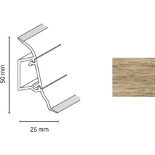 Döllken lišta soklová Dub shiro SLK 50 W461 2,5 m