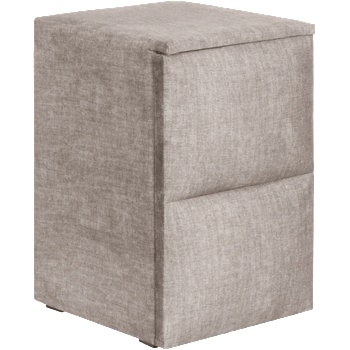 Carmen Нощно шкафче за спалня puzzle дясно - бежов 03