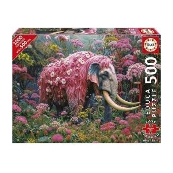 Educa Пъзел Educa Elefante Florido 500 Части