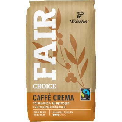 Tchibo Кафе на зърна Tchibo Fair Choice Caffe Cream, 1кг