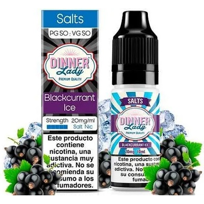 Dinner Lady Blackurrant Ice 10ml 20mg