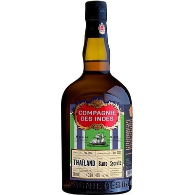 Compagnie des Indes Thailand 8 43% 0,7 l (karton)