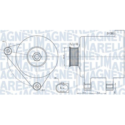 Generátor MAGNETI MARELLI 063731910010