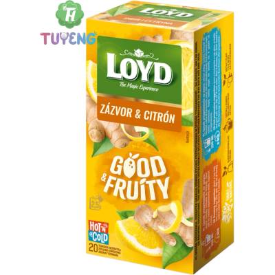 Loyd čaj Good & Fruity Zázvor a citron 20 x 2,5 g