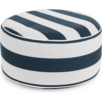 Bizzotto Надуваем пуф STRIPES 53x23 cm. бяло/синьо (0806759)