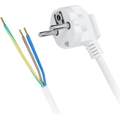 Solight flexo šňůra, 3x 1mm2, bílá, 2m PF01