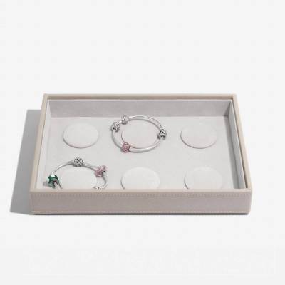 Stackers box na náramky Taupe Classic 6 Charm Bracelet šedobéžová 74406