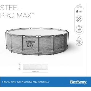 Bestway Steel Pro Max 427x122 cm 5619D