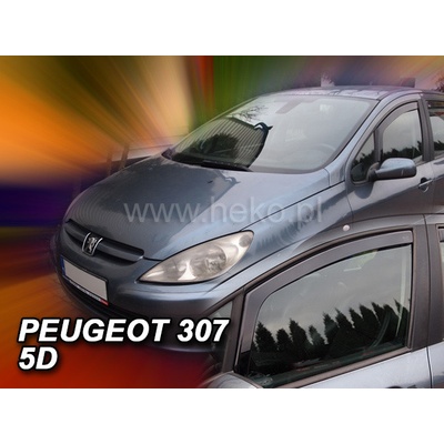 Deflektory PEUGEOT 307, 2001-2008