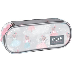 BackUP Овален ученически несесер BackUp A - Ballerina, 1 цип (88553)
