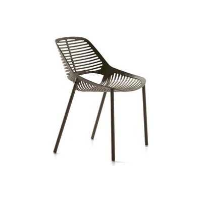 Fast Hliníková jídelní židle Niwa, 51x51x78 cm, hliník powder grey