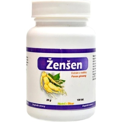 Nutristar Ženšen ginseng 100 tabliet