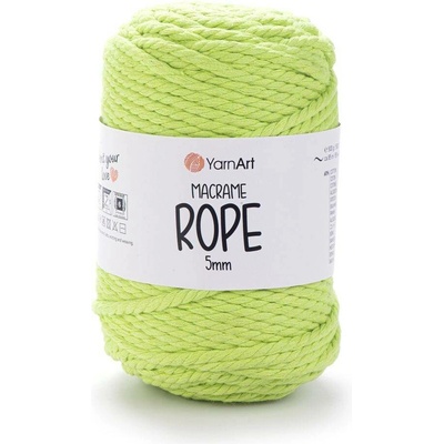 Yarn Art Macrame Rope 5 mm 755 jarní zelená