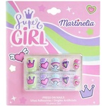 Aquarius Cosmetic Козметичен комплект, Martinelia, Super Girl, Изкуствени нокти, 10 броя (MA62500)