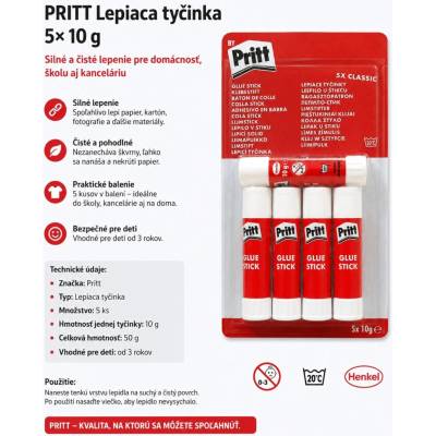 Pritt žiadna značka tyčinkové lepidlo 5x10g