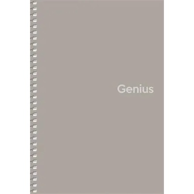 Shkolyaryk Publishing House Спирална тетрадка, A5, карирана, 80 страници, PP корица, SHKOLYARYK "Genius", смесена A5-080-6806K (A5-080-6806K)
