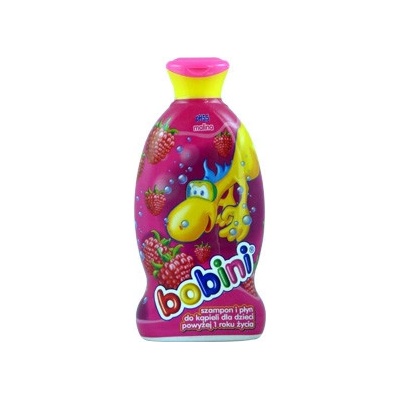BOBINI Šampon a pěna dětský 400 ml MALINA