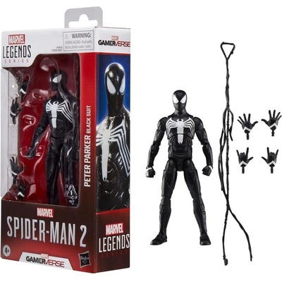 Hasbro Marvel Legends Gamerverse: Spider-Man 2 Peter Parker Black Suit 15 cm
