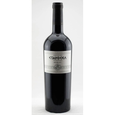 Starosel Winery Starosel Merlot červené 2021 14,8% 0,75 l (čistá fľaša)