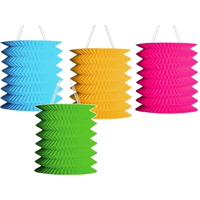 Lampion válec 12x16cm jednobarvený mix 937686 – Zboží Dáma