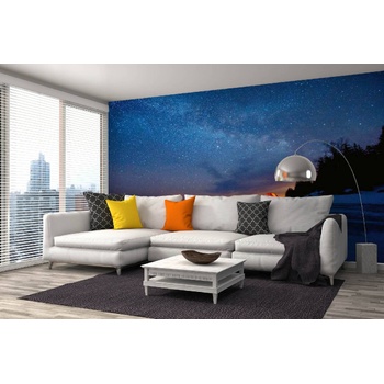 DIMEX ART Самозалепваща се флизелинова фототапета звездно небе 375 x 250 см
