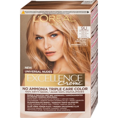 L'Oréal Excellence Universal Nudes 9U Very Light Blond 48 ml