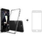 REMAX Комплект стъклен протектор бял + калъф Remax Crystal, за iPhone 7/7S, прозрачен (DF52226)