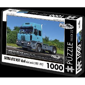 Retro cars - Puzzle TRUCK - Tatra 815 N51 4x4 ťahač návesov (1982-1997) - 1 000 piese