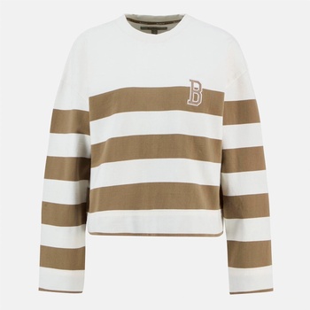 Barbour Блуза Barbour Women's Faye Relaxed Fit Crew Sweatshirt - Brown Stripe