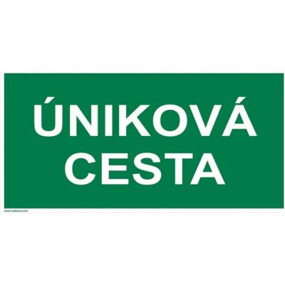 Walteco Úniková cesta, 200x100mm, samolepka Množství: 1 ks , 20163