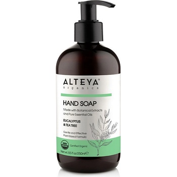 Alteya Organics tekuté mydlo Eucalyptus & Tea Tree Bio 250 ml