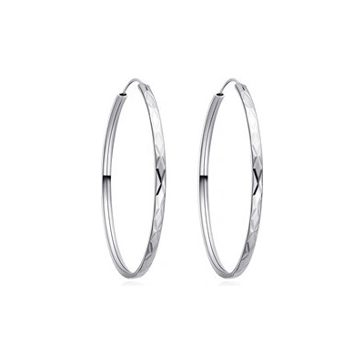 Nubis stříbrné náušnice kruhy NB-3041-60